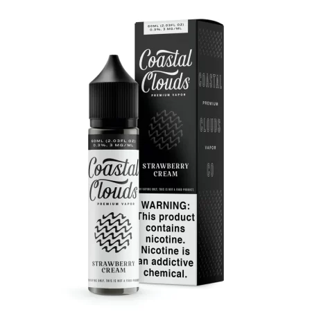 Coastal Clouds 60ml - Strawberry Cream (Formerly "The Voyage")
