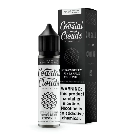 Coastal Clouds 60ml - Strawberry Pineapple Coconut (Formerly "Strawberry Daiquiri")