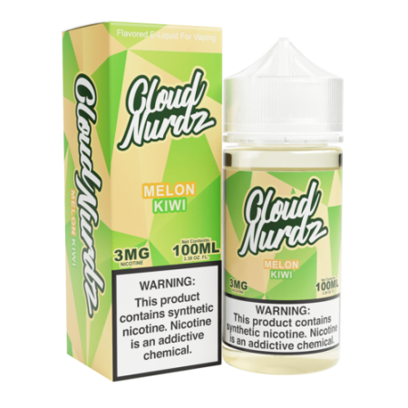Cloud Nurdz 100ml - Melon Kiwi (Formerly "Kiwi Melon")