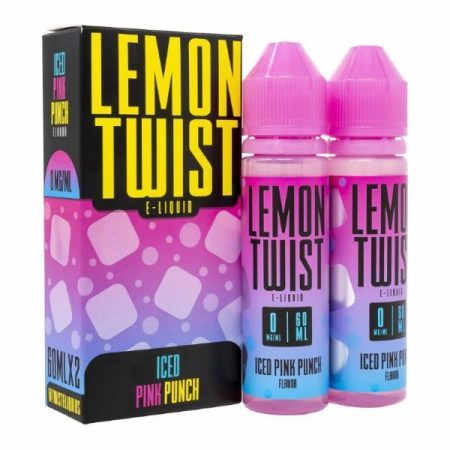Twist E-liquid 120ml (2x 60ml) - Pink 0° (Formerly “ICED Pink Punch Lemonade”)