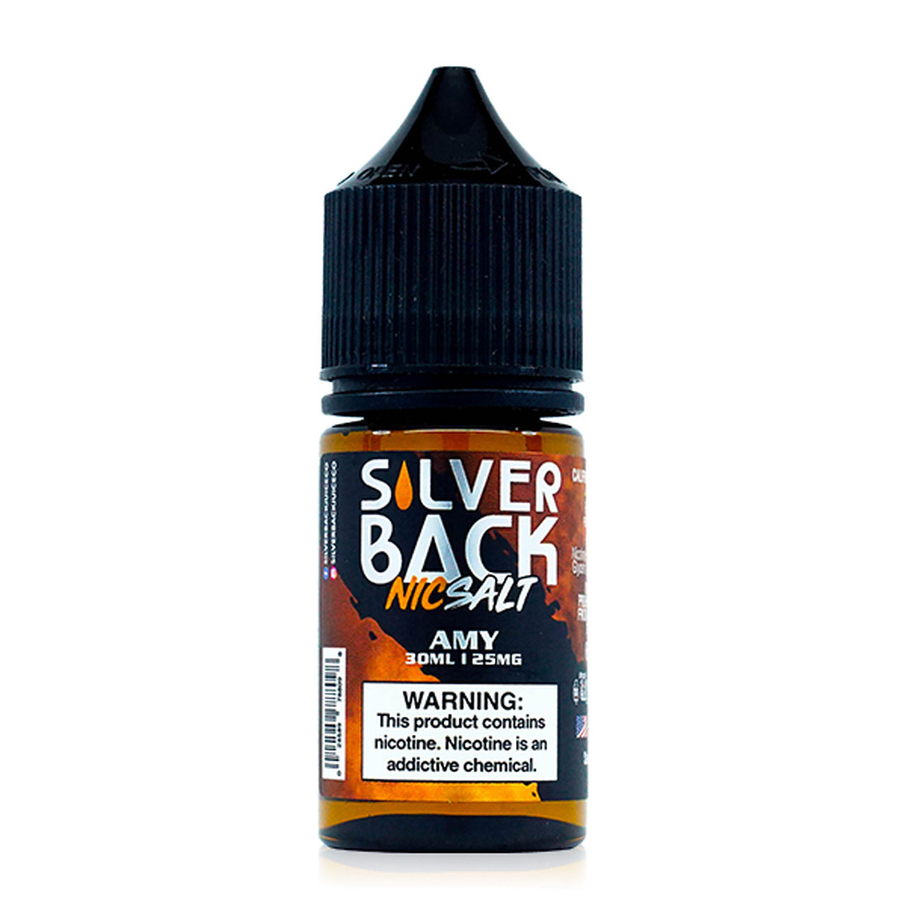 Silver Back Nic Salt Amy E-Liquid Flavor And Vaping Equipment - Blue ...