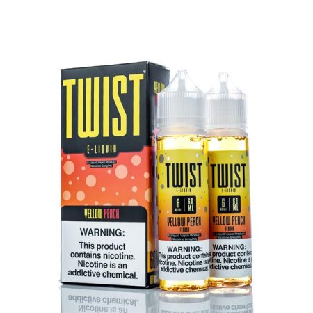 Twist E-liquid 120ml (2x 60ml) - Yellow Peach (Formerly "Peach Blossom Lemonade")