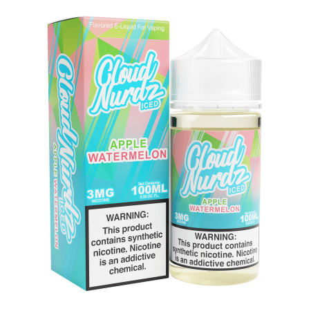 Cloud Nurdz 100ml - Apple Watermelon Iced