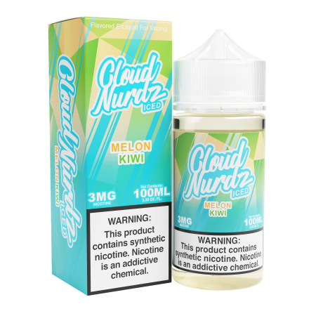 Cloud Nurdz 100ml - Melon Kiwi Iced