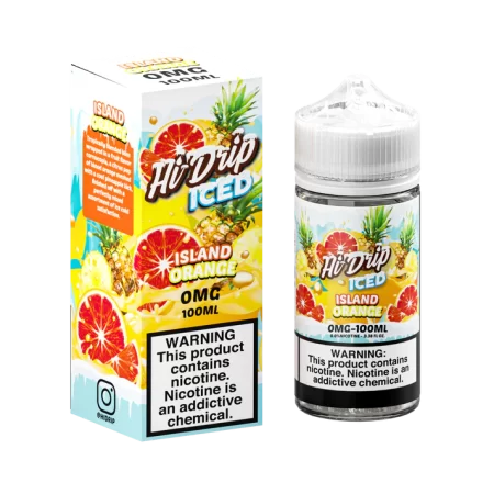 Hi-Drip 100ml - ISLAND ORANGE ICED (FORMERLY "BLOOD ORANGE PINEAPPLE ICED"