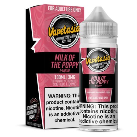 VAPETASIA 100ml - MILK OF THE POPPY
