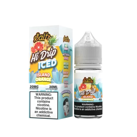 Hi-Drip Salts - Island Orange ICED (Formerly "Blood Orange Pineapple ICED") 30ml