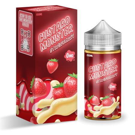 Custard Monster 100ml - Strawberry