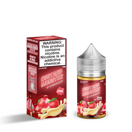 Custard Monster Salt - Strawberry