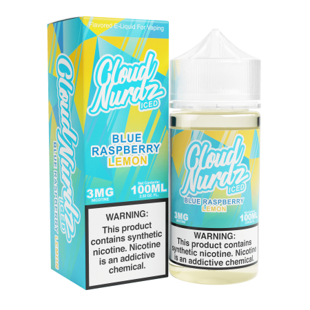 Cloud Nurdz 100ml - Blue Raspberry Lemon ICED