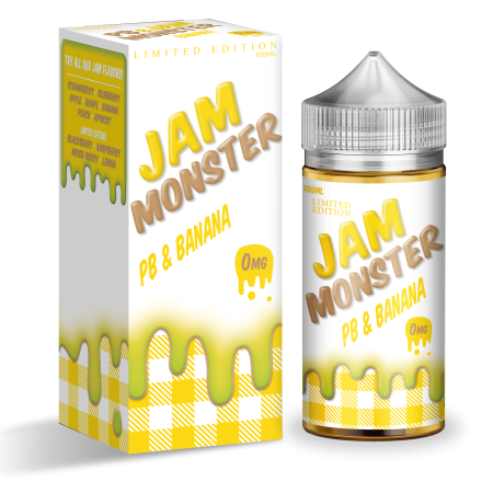 PB & Jam Monster 100ml - Banana
