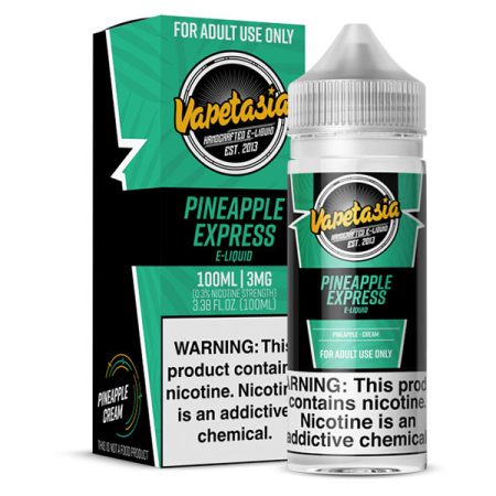 VAPETASIA 100ml - PINEAPPLE EXPRESS