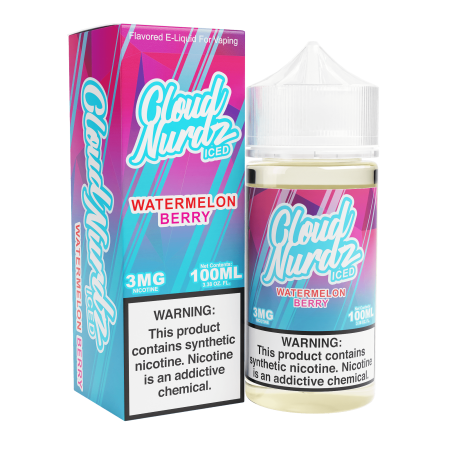 Cloud Nurdz 100ml - Watermelon Berry Iced