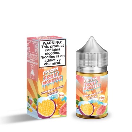 FROZEN FRUIT MONSTER SALT - PASSIONFRUIT ORANGE GUAVA ICE