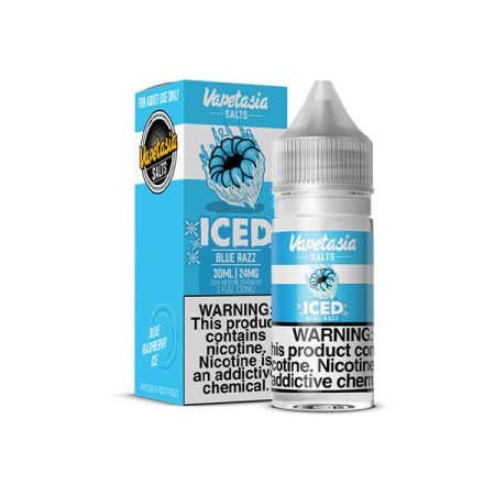 VAPETASIA SALT - BLUE RAZZ ICED