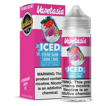 VAPETASIA 100ml - STRAW GUAW ICED
