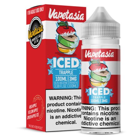 VAPETASIA 100ml - TRAPPLE ICED