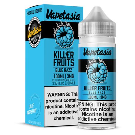 VAPETASIA 100ml - BLUE RAZZ