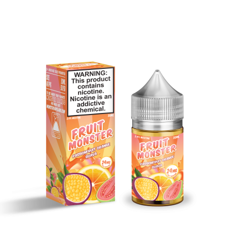 FRUIT MONSTER SALT - PASSIONFRUIT ORANGE GUAVA