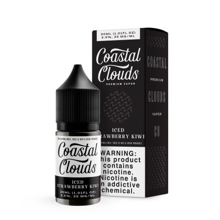 Coastal Clouds Salt ICED Strawberry Kiwi