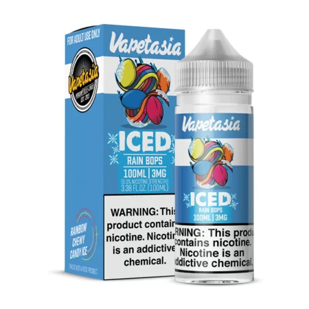 VAPETASIA 100ml - RAIN BOPS ICED