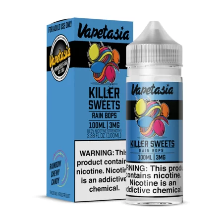 VAPETASIA 100ml - RAIN BOPS