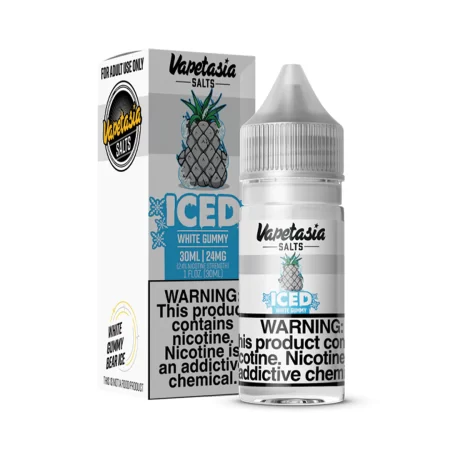 VAPETASIA SALT - WHITE GUMMY ICED