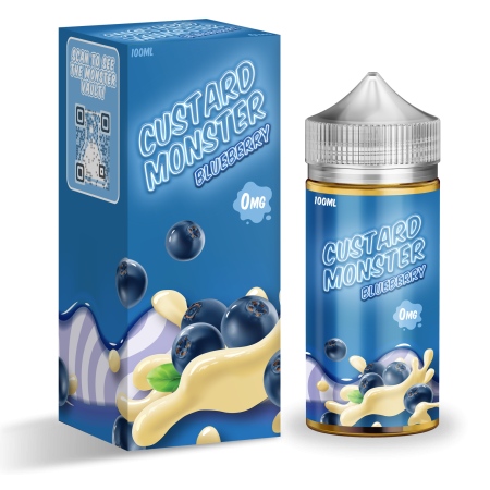 Custard Monster 100ml - Blueberry
