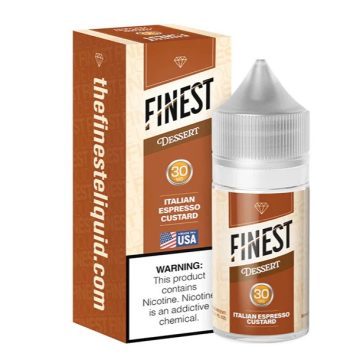 The Finest Salt 30ml - Italian Espresso Custard (Formerly “Tiramisu Custard”)