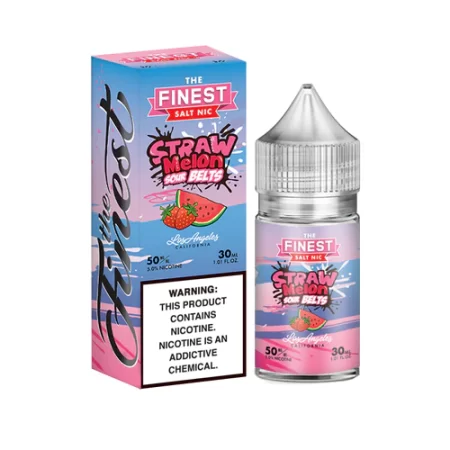 The Finest Salt 30ml - Straw Melon Sour Belts