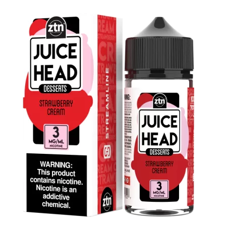 Juice Head 100ml - Strawberry Cream