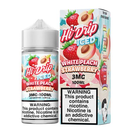 Hi-Drip 100ml - WHITE PEACH STRAWBERRY ICED