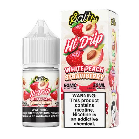 Hi-Drip Salts - WHITE PEACH STRAWBERRY 30ml