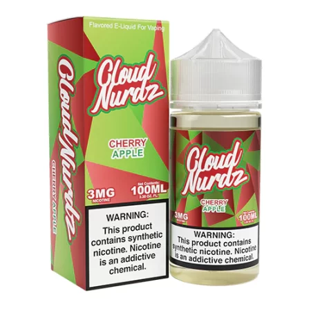 Cloud Nurdz 100ml - Cherry Apple