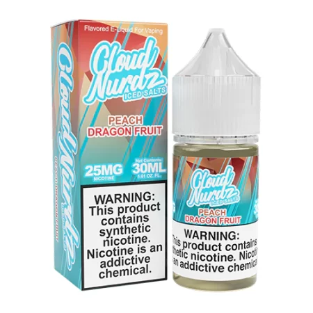 Cloud Nurdz Salts Peach Dragon Fruit ICED