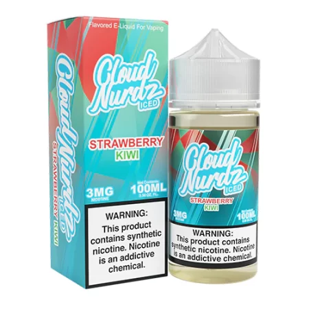 Cloud Nurdz 100ml - Strawberry Kiwi Iced