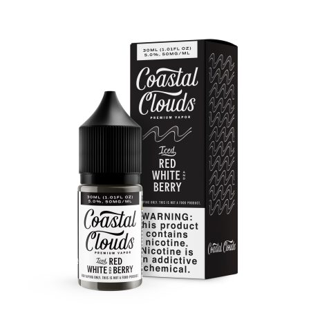 Coastal Clouds Salt ICED Red White and Berry