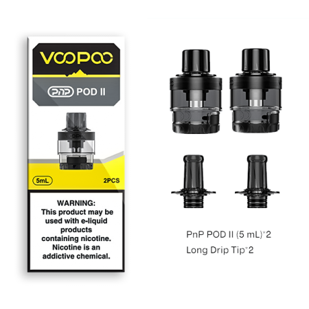 VOOPOO PNP POD 2 REPLACEMENT 5.0ML PODS (Pack of 2)