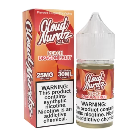 Cloud Nurdz Salts Peach Dragon Fruit