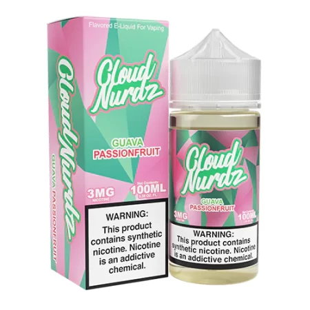 Cloud Nurdz 100ml - Guava Passionfruit (Formerly “Pink Guava Passion”)