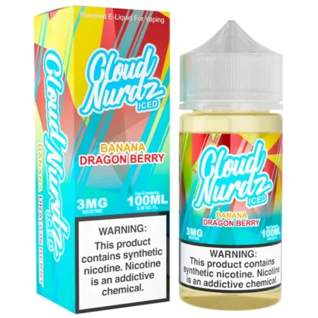 Cloud Nurdz 100ml - Banana Dragon Berry Iced