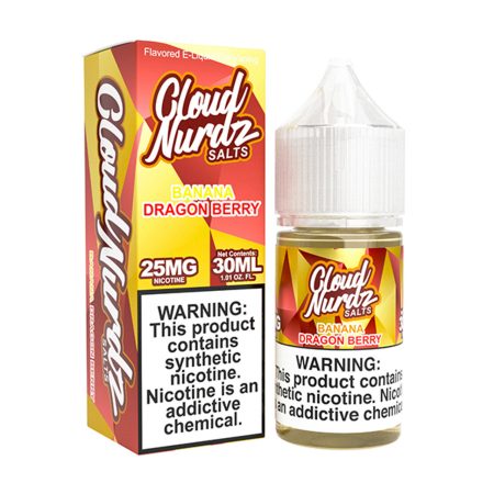 Cloud Nurdz Salts Banana Dragon Berry