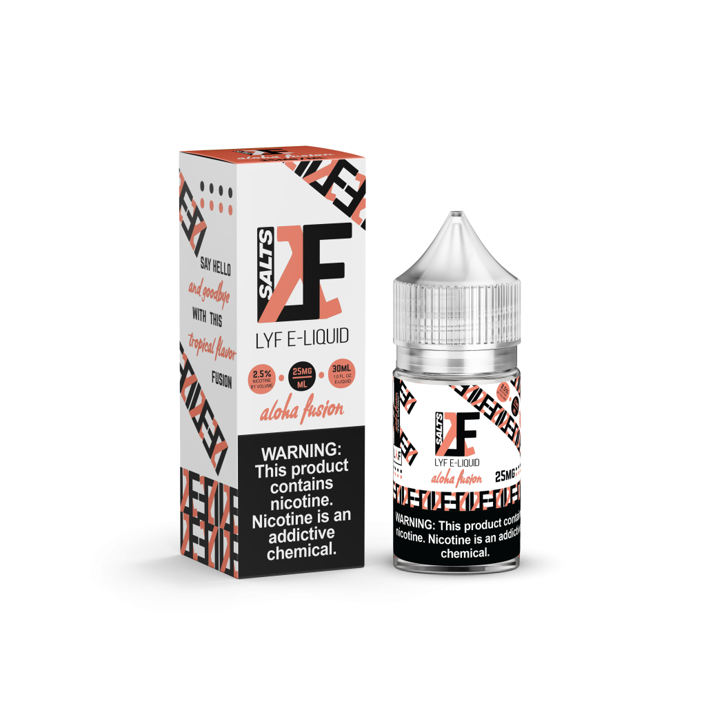 LYF Salts - Aloha Fusion E-Liquid Flavor And Vaping Equipment - Blue ...