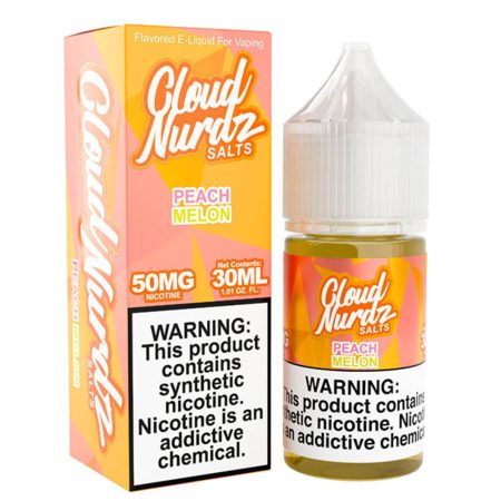 Cloud Nurdz Salts Peach Melon
