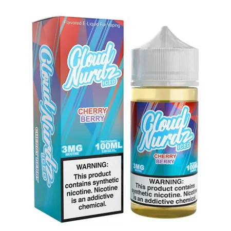Cloud Nurdz 100ml - Cherry Berry Iced