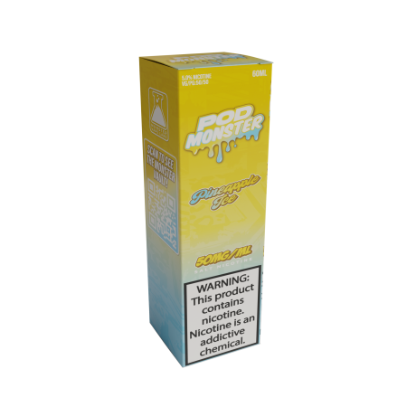 Pod Monster Salt 60ml - Pineapple Ice