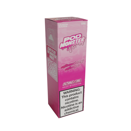 Pod Monster Salt 60ml - Strawberry Scoops