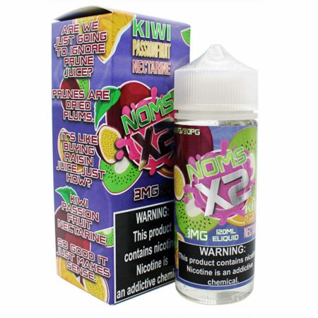 Noms X2 120ml - Kiwi Passionfruit Nectarine